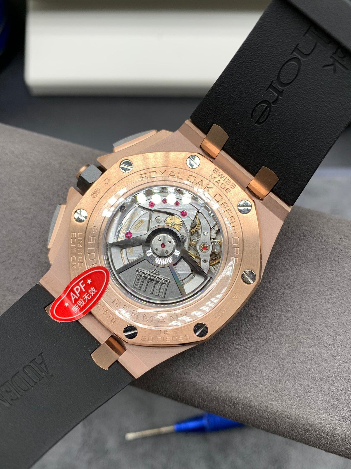Rose Gold Automatic Chronograph Watch