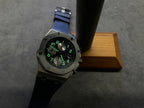 Blue Chronograph Sport Watch 44 mm