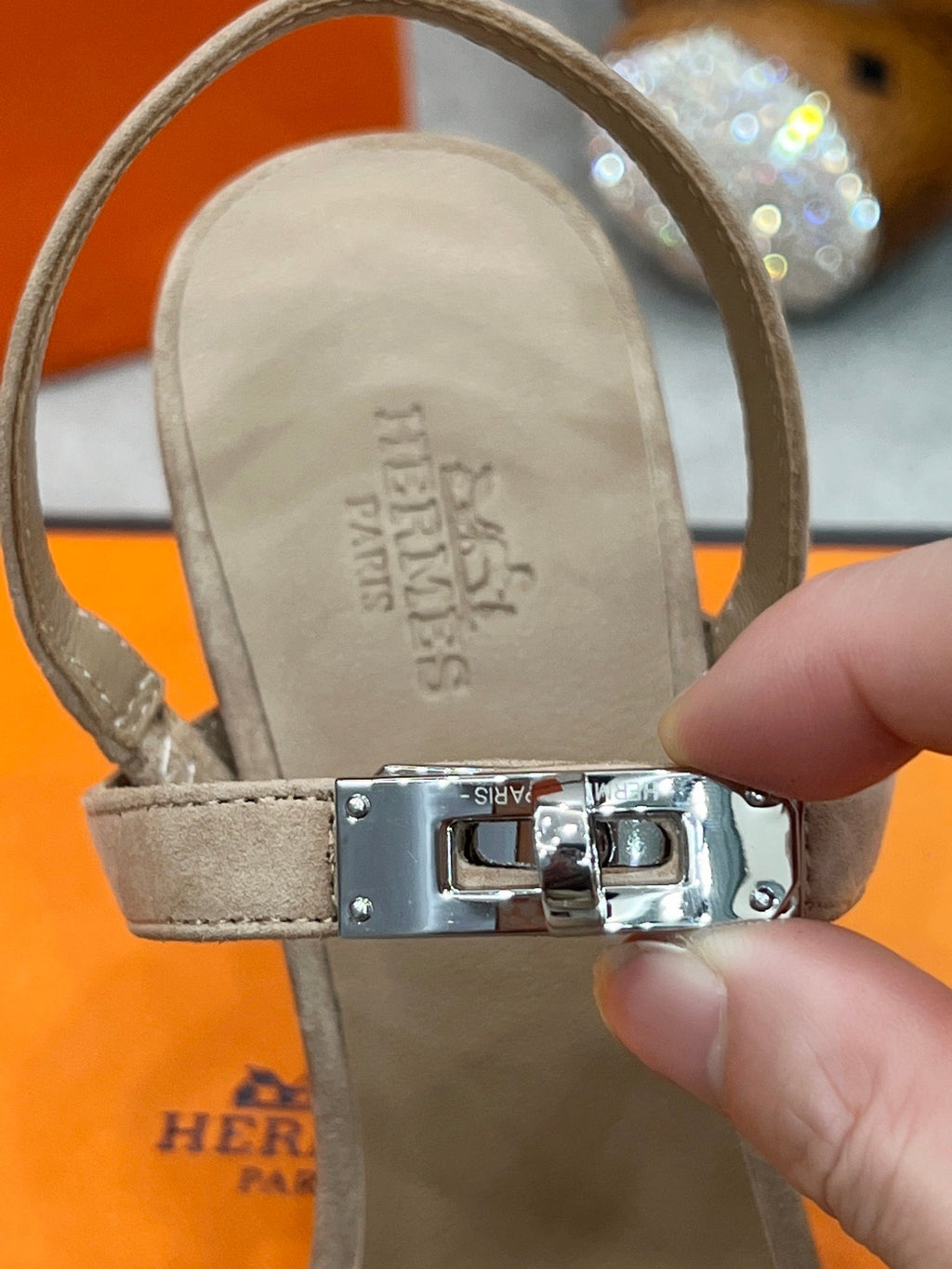 Kelly Suede Buckle Sandals
