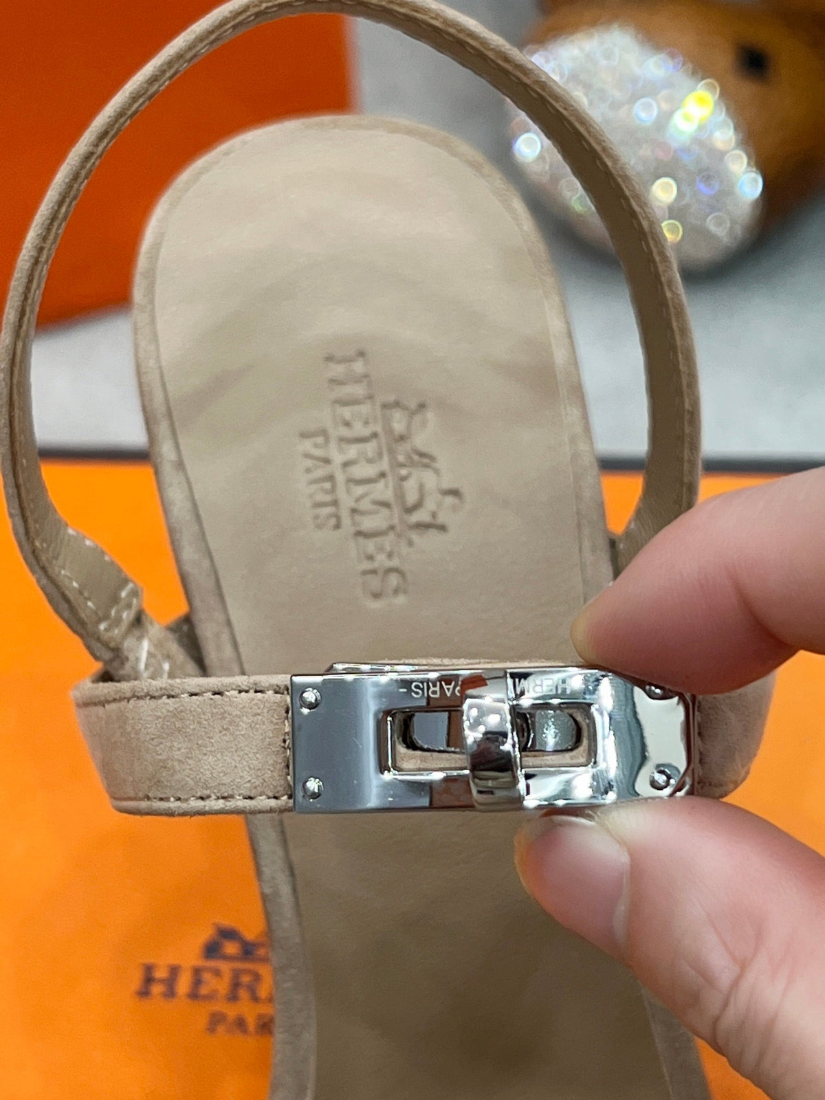 Kelly Suede Buckle Sandals