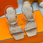 Kelly Suede Buckle Sandals
