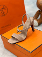 Kelly Suede Buckle Sandals