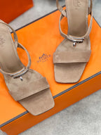 Kelly Suede Buckle Sandals