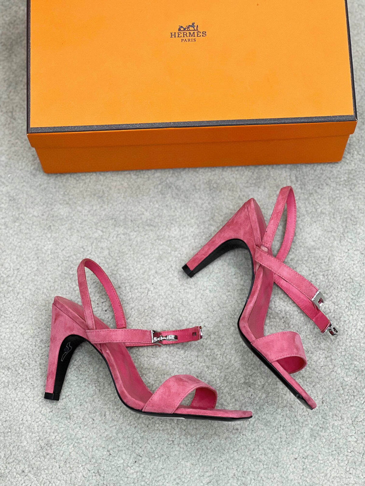 Kelly Suede Buckle Sandals