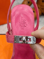 Kelly Suede Buckle Sandals