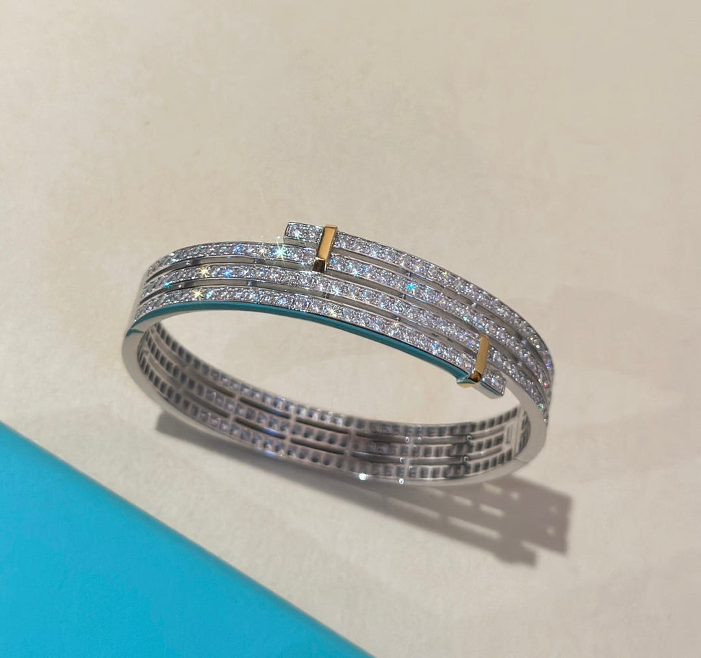 Two-Tone Diamond Bracelet
