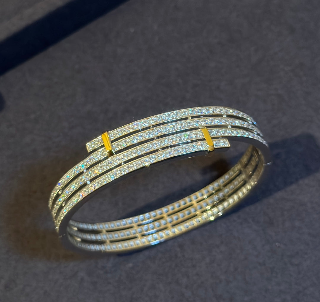 Two-Tone Diamond Bracelet