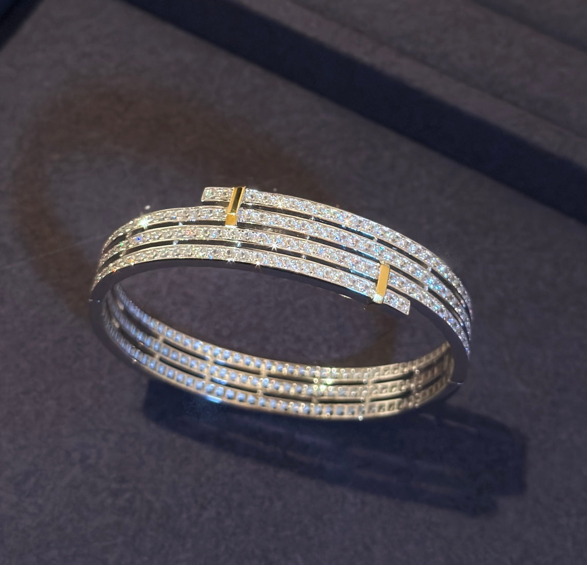 Two-Tone Diamond Bracelet