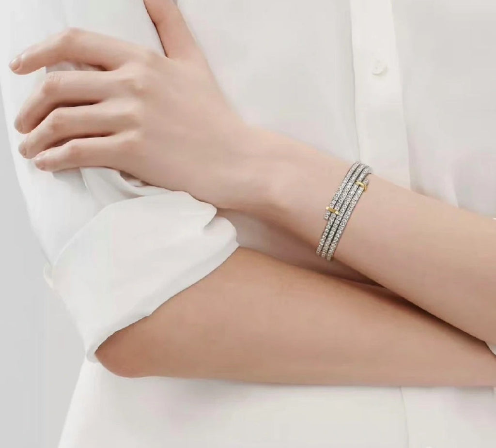 Two-Tone Diamond Bracelet