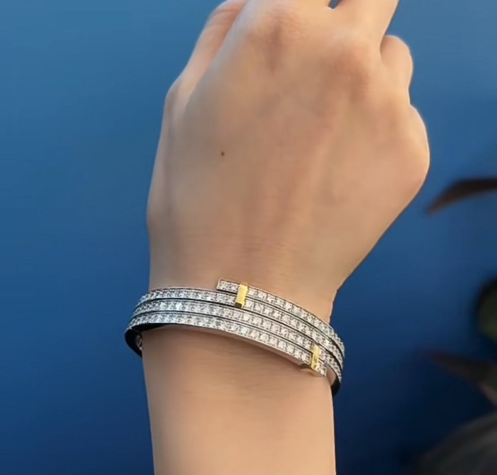 Two-Tone Diamond Bracelet