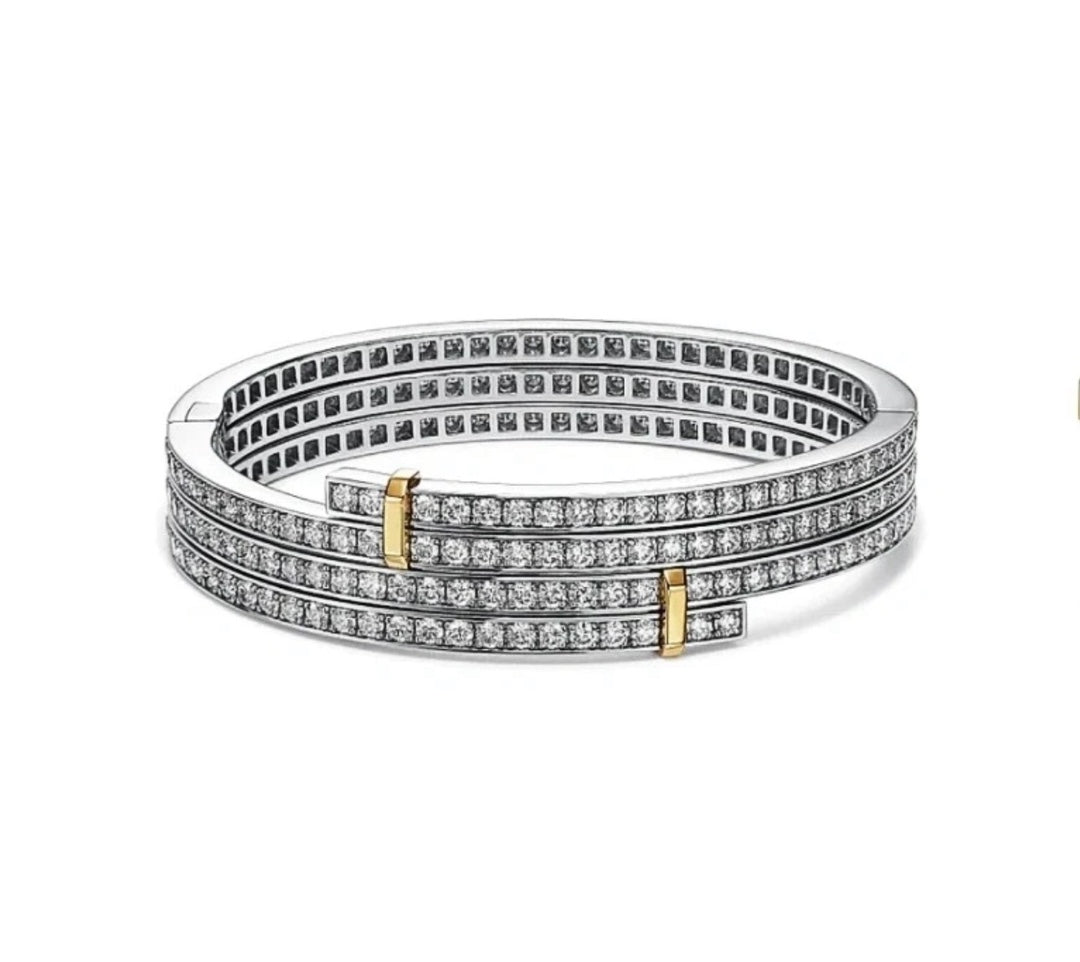 Two-Tone Diamond Bracelet