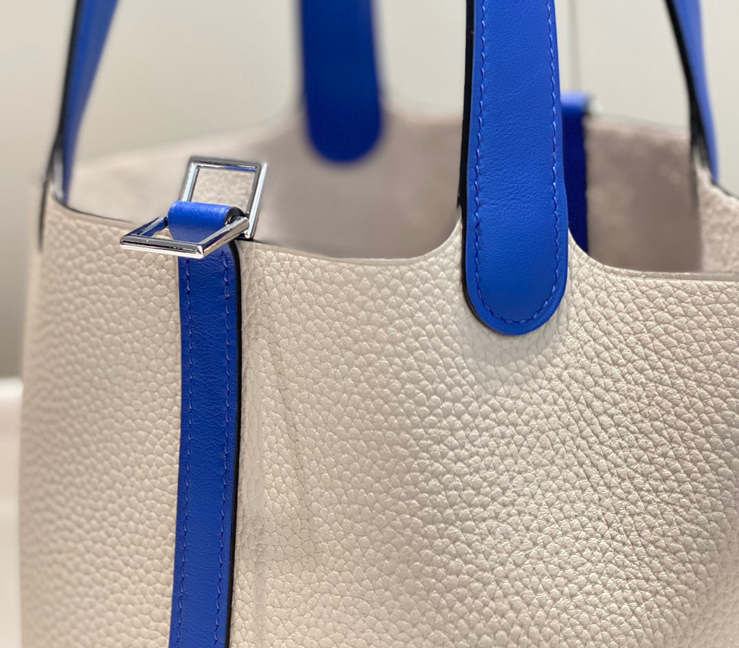 Waxed Gabardine Bucket Bag