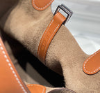 Waxed Gabardine Bucket Bag