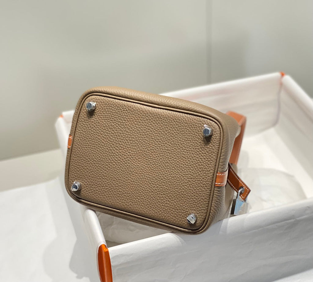 Waxed Gabardine Bucket Bag
