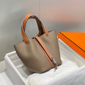 Waxed Gabardine Bucket Bag