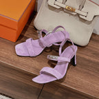 Kelly Suede Buckle Sandals