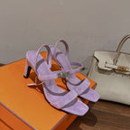 Kelly Suede Buckle Sandals