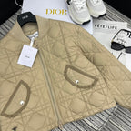 Diamond-Quilted Down Jacket