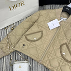 Diamond-Quilted Down Jacket