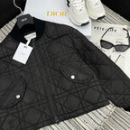 Diamond-Quilted Down Jacket