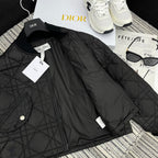 Diamond-Quilted Down Jacket