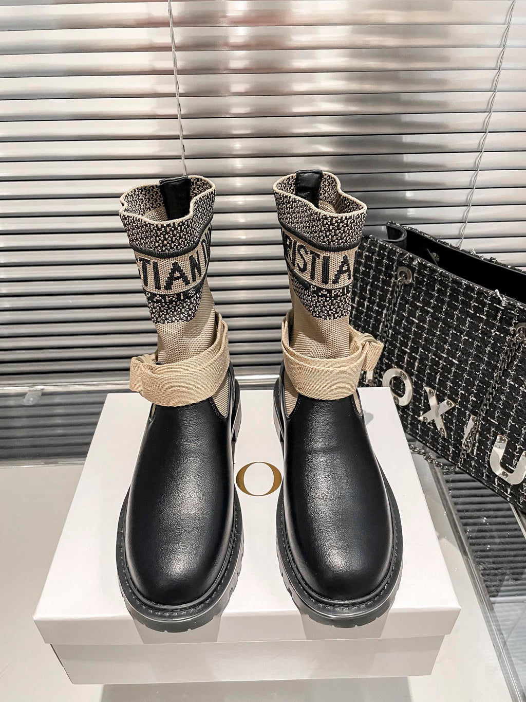 Women’s Knit Sock Martin Boots