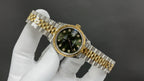 Gold Green Automatic Watch 31 mm