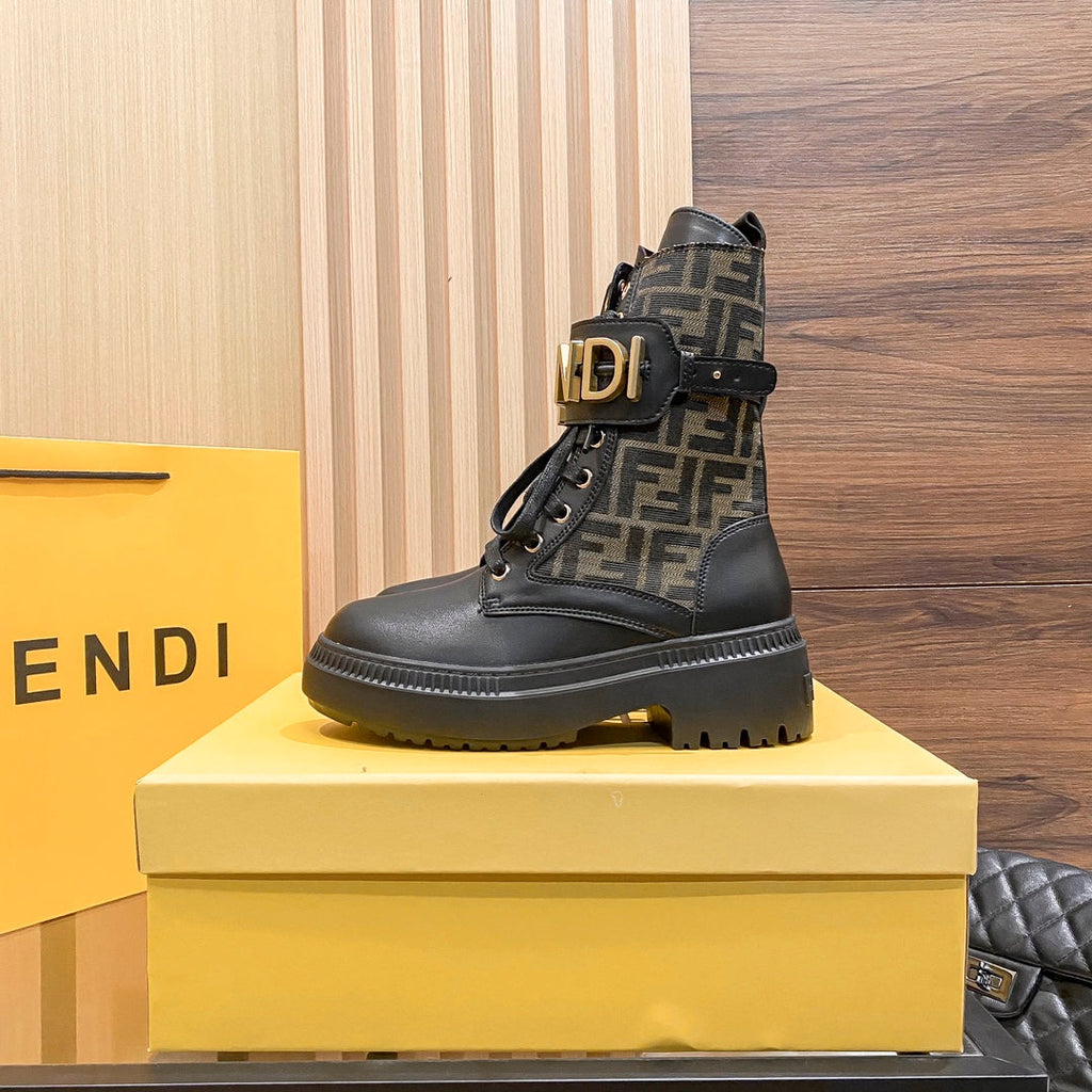 Women’s Mid-Calf Lace-Up Martin Boots