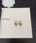 Black Heart Earrings