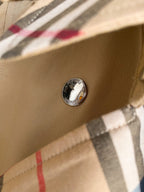 Handcrafted Cotton Gabardine Trench Coat