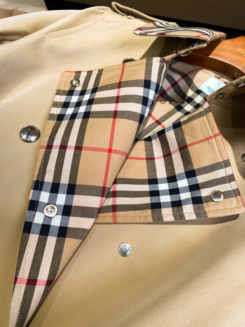 Handcrafted Cotton Gabardine Trench Coat