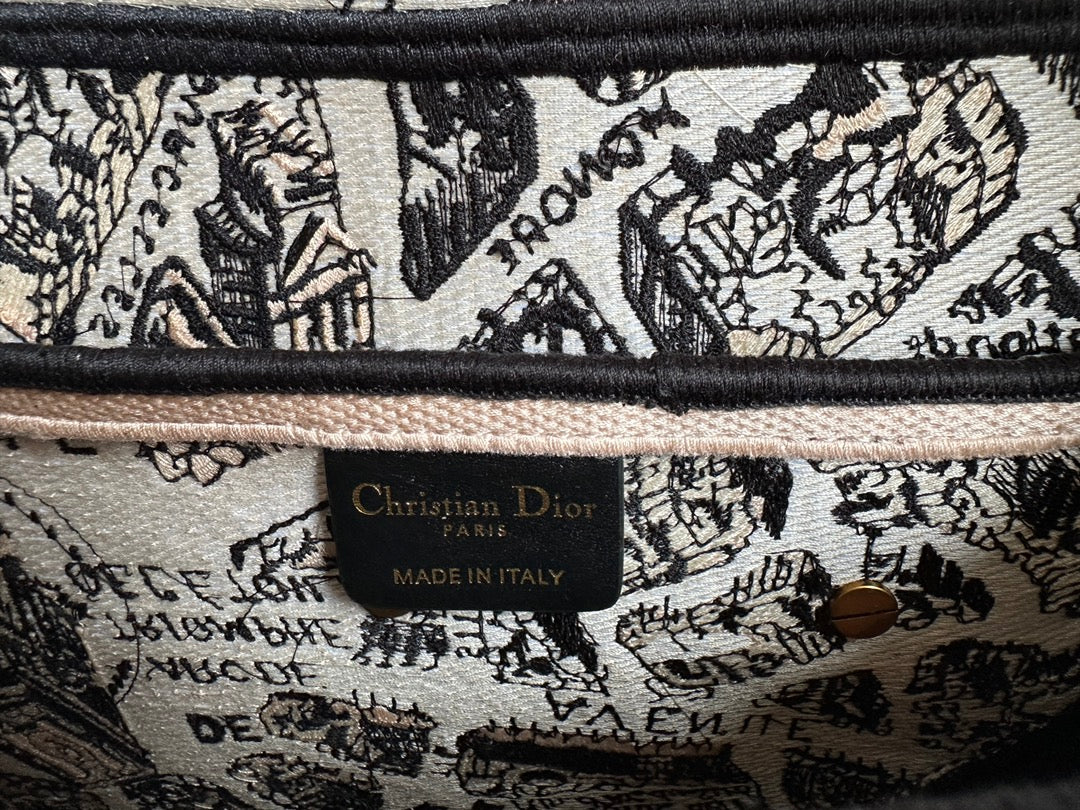 Embroidered Black Denim Saddle Bag with Fringe – 25.5cm