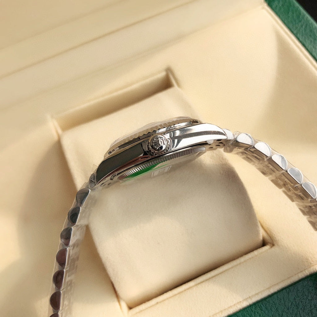 Luxury Rose Dial Automatic Watch
