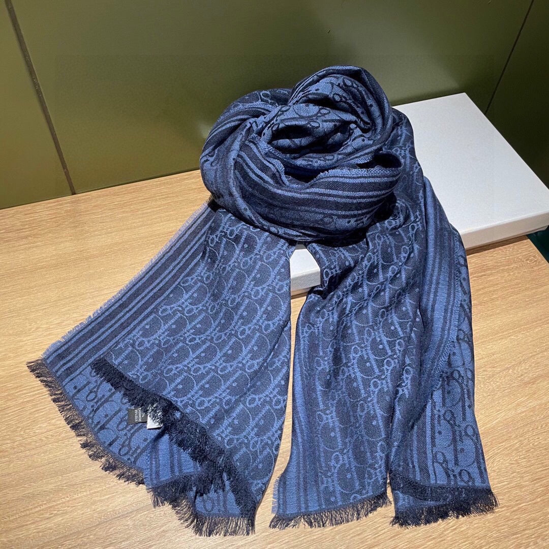 Oblique Logo Scarf
