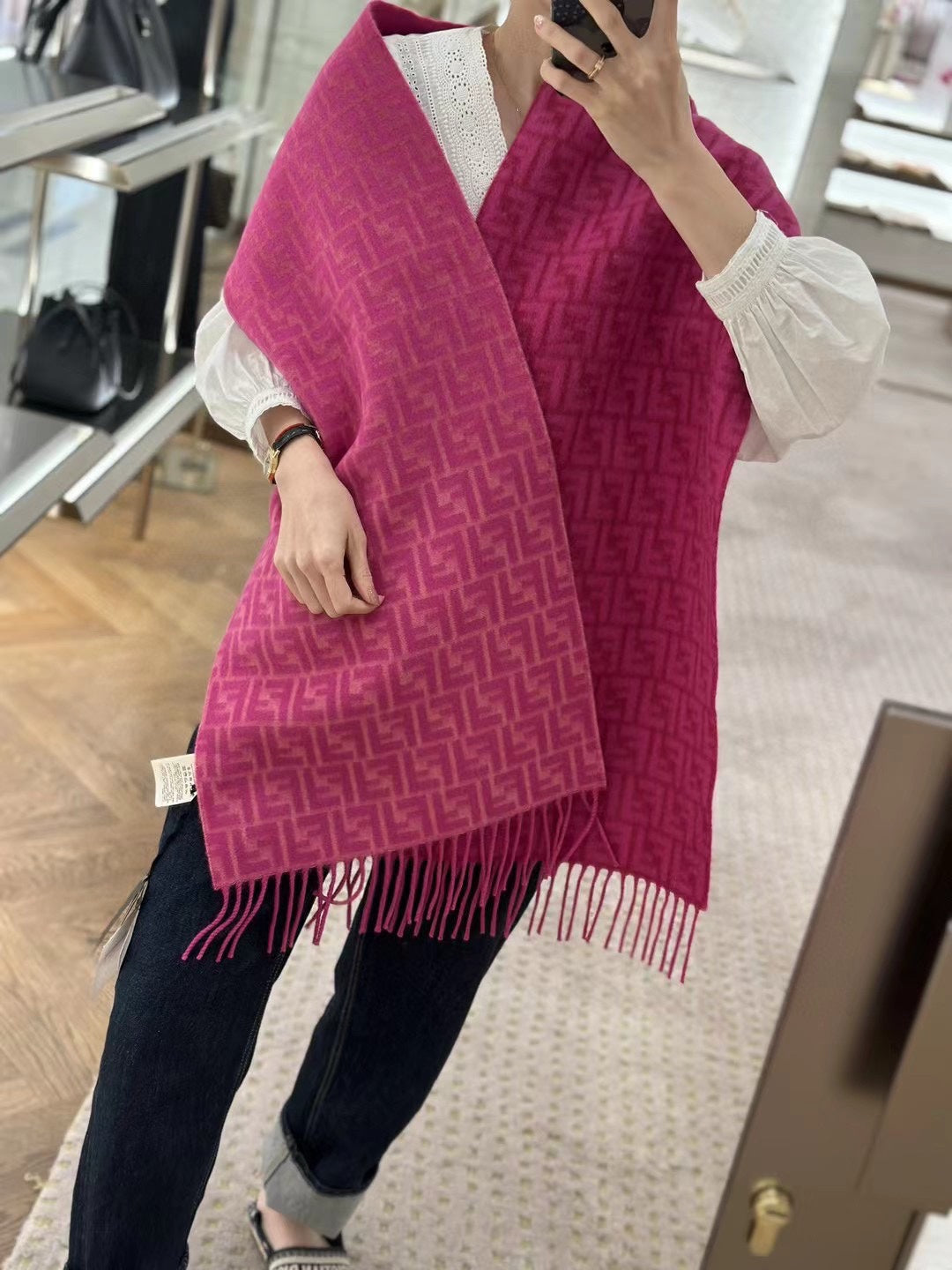 FF Monogram Gradient Scarf