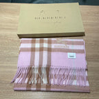 Small Check Cashmere Scarf