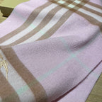 Small Check Cashmere Scarf