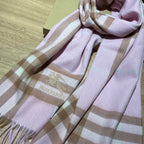 Small Check Cashmere Scarf