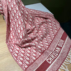 Classic Jacquard Cashmere Scarf