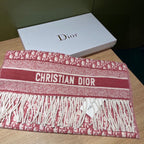 Classic Jacquard Cashmere Scarf