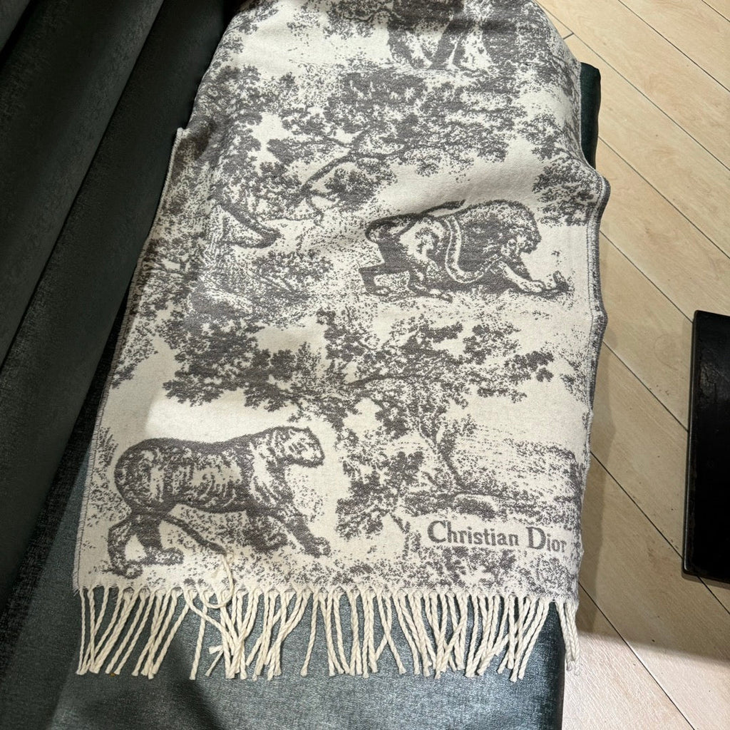 Sauvage Jouy Printed Scarf