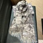 Sauvage Jouy Printed Scarf