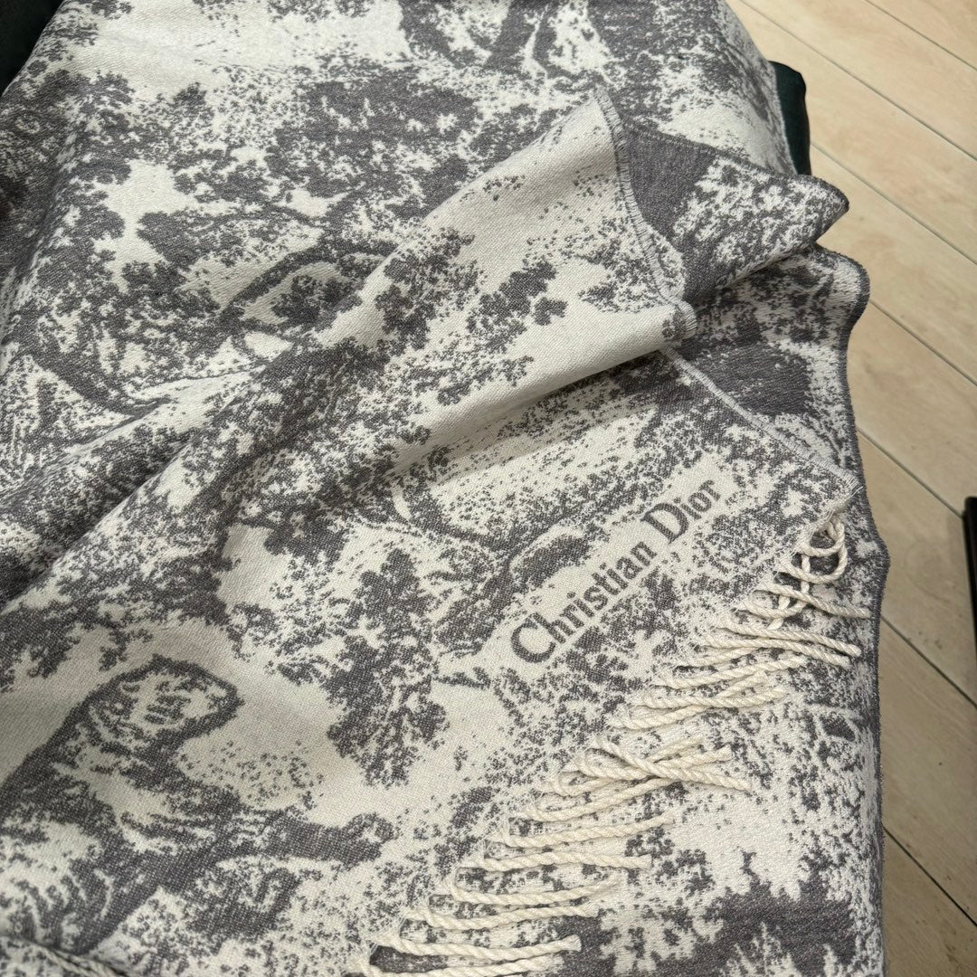 Sauvage Jouy Printed Scarf