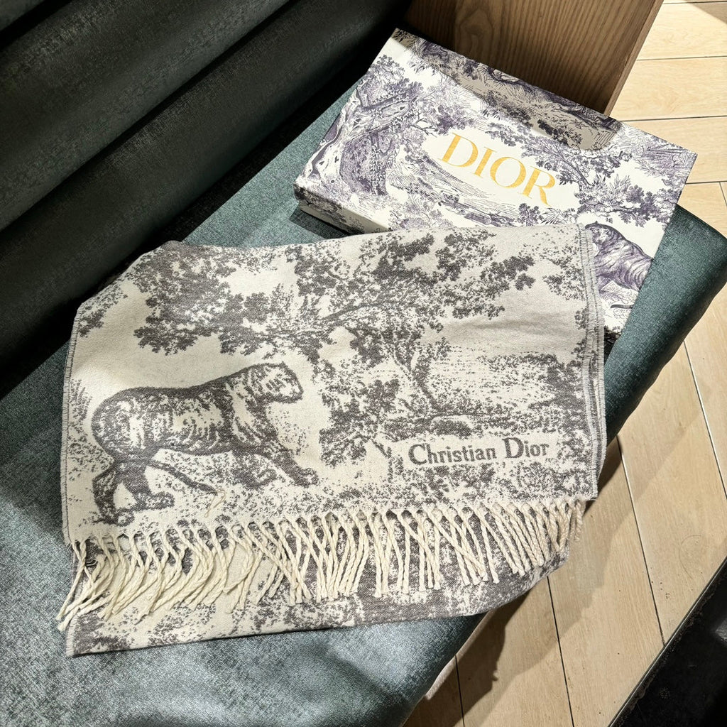 Sauvage Jouy Printed Scarf