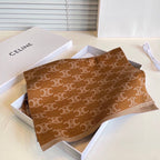 Cashmere Jacquard Knit Scarf