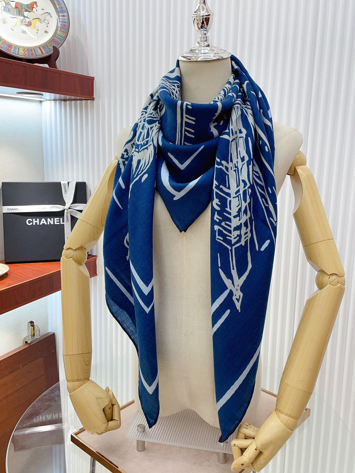 Square Cashmere Scarf