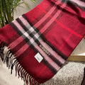 Medium Grid Cashmere Scarf
