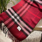 Medium Grid Cashmere Scarf