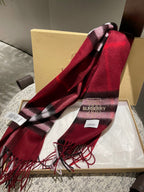 Medium Grid Cashmere Scarf