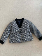 Reversible Cotton Jacket with Elastic Waist